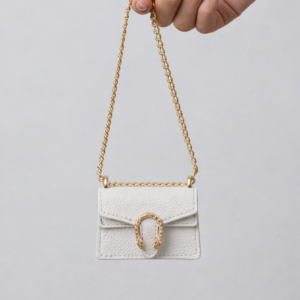 Velmora Celeste Mini Crossbody Charm – Ivory